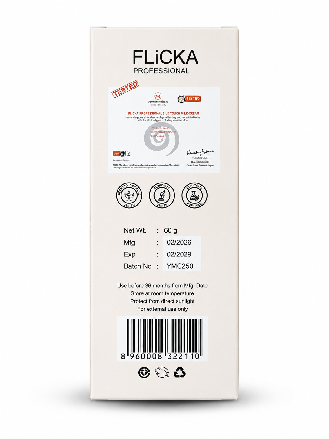 FLiCKA Silk Touch Milk-Cream — Your Daily Glow, Softness & Radiance ✨